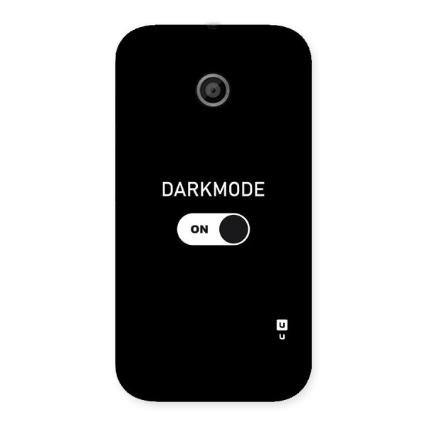 My Darkmode On Back Case for Moto E