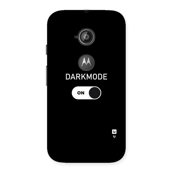 My Darkmode On Back Case for Moto E 2nd Gen