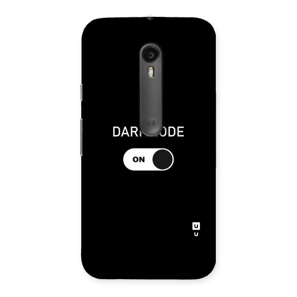 My Darkmode On Back Case for Moto G3