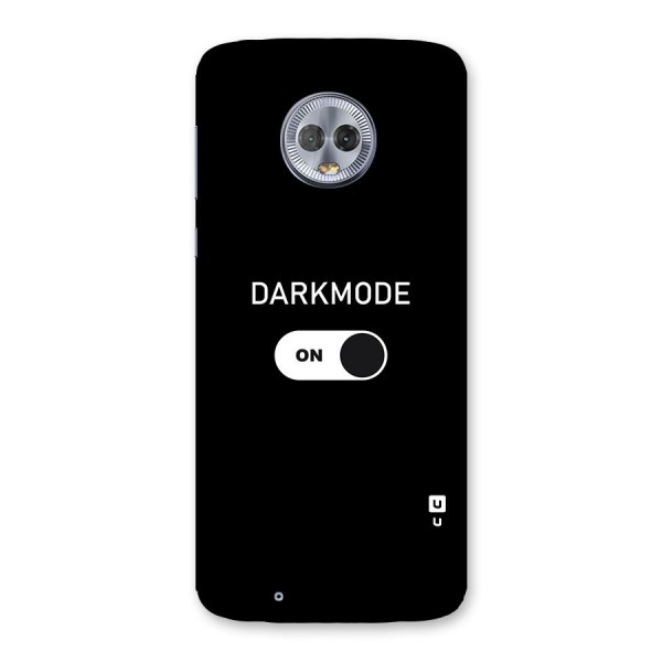 My Darkmode On Back Case for Moto G6