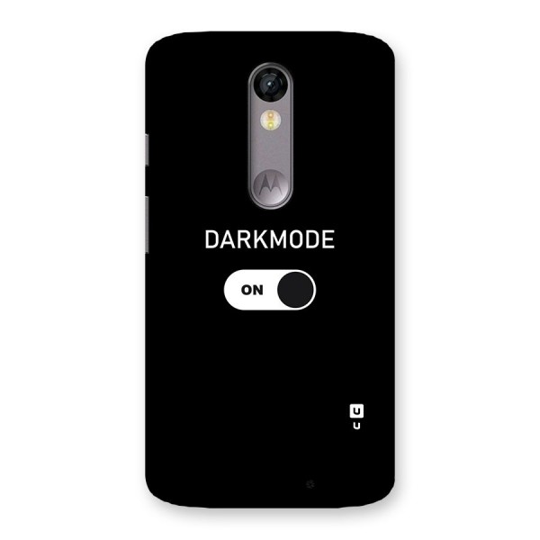 My Darkmode On Back Case for Moto X Force