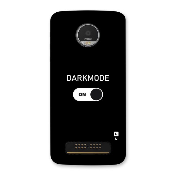 My Darkmode On Back Case for Moto Z Play