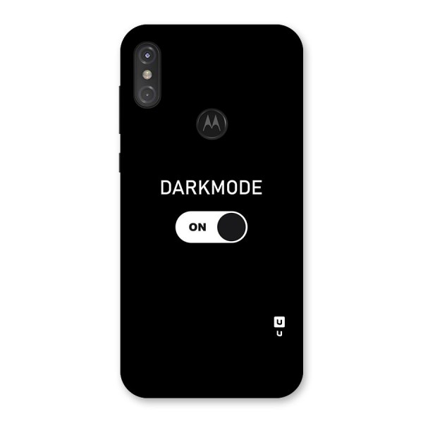 My Darkmode On Back Case for Motorola One Power