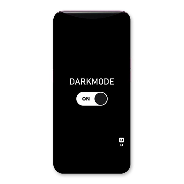 My Darkmode On Back Case for Oppo Find X