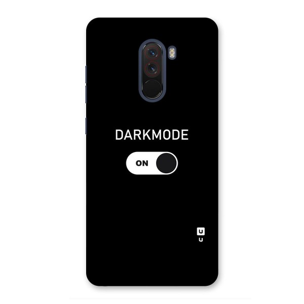 My Darkmode On Glass Back Case for Poco F1