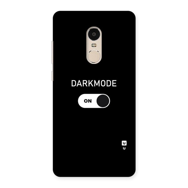 My Darkmode On Back Case for Xiaomi Redmi Note 4