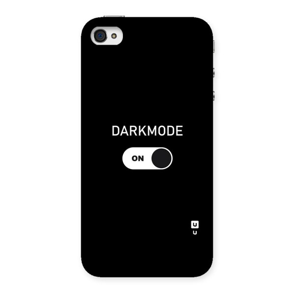 My Darkmode On Back Case for iPhone 4 4s