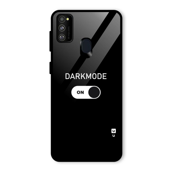 My Darkmode On Glass Back Case for Galaxy M21