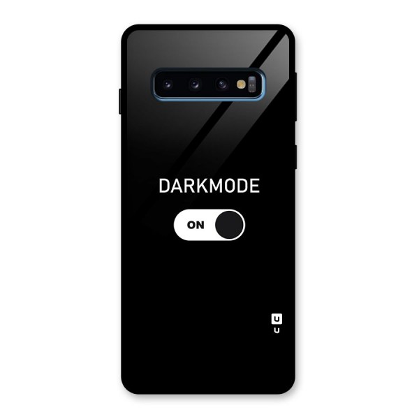 My Darkmode On Glass Back Case for Galaxy S10