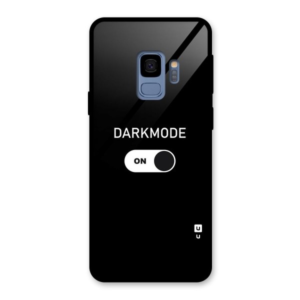 My Darkmode On Glass Back Case for Galaxy S9