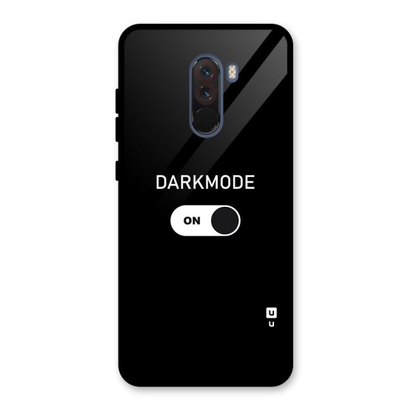 My Darkmode On Glass Back Case for Poco F1