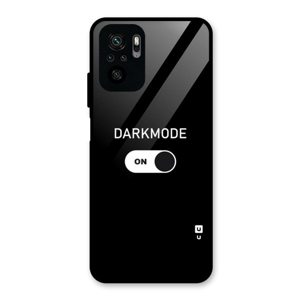 My Darkmode On Glass Back Case for Redmi Note 10