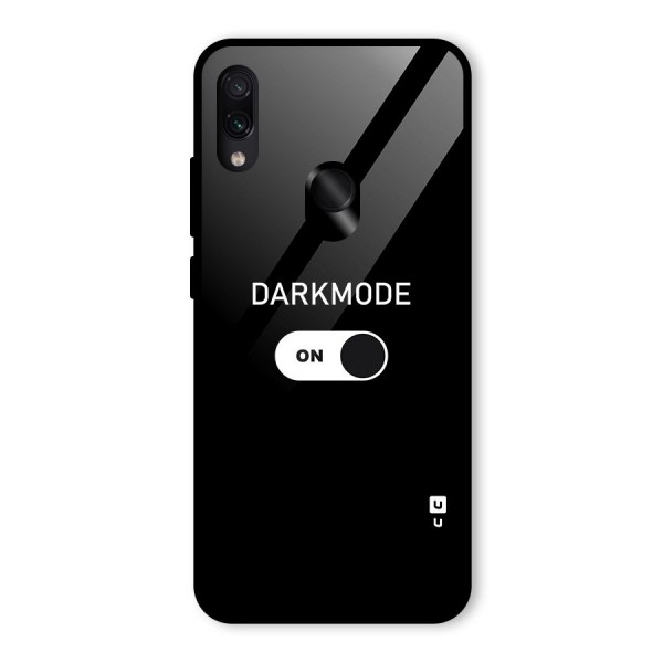 My Darkmode On Glass Back Case for Redmi Note 7