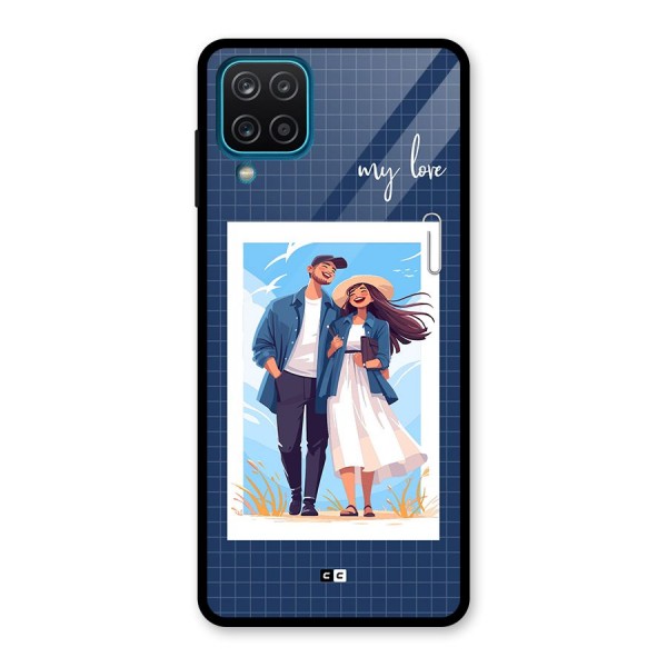 My Love Glass Back Case for Galaxy A12