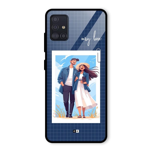 My Love Glass Back Case for Galaxy A51