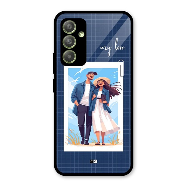 My Love Glass Back Case for Galaxy A54