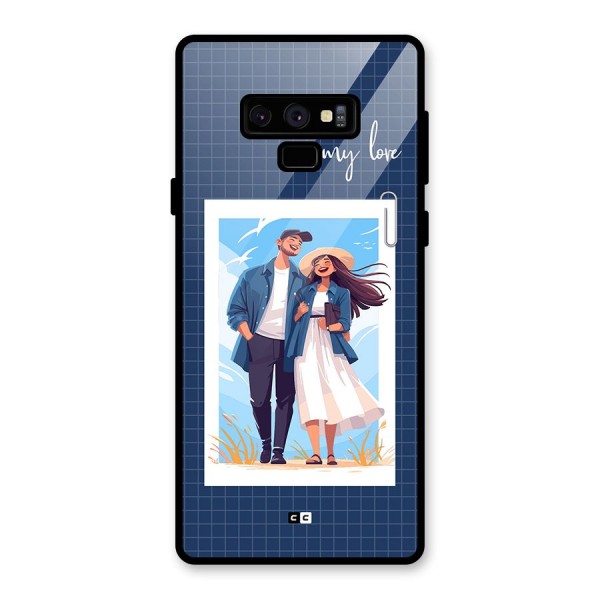 My Love Glass Back Case for Galaxy Note 9