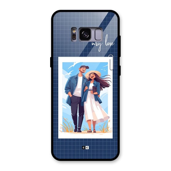 My Love Glass Back Case for Galaxy S8