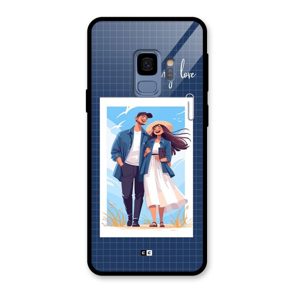 My Love Glass Back Case for Galaxy S9