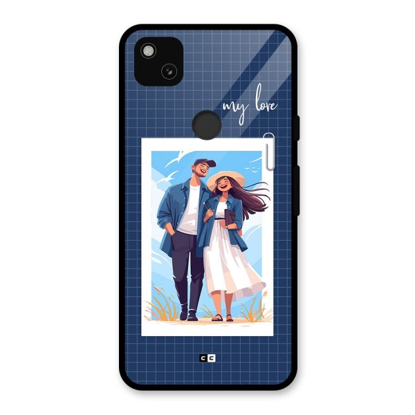 My Love Glass Back Case for Google Pixel 4a