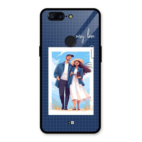 My Love Glass Back Case for OnePlus 5T