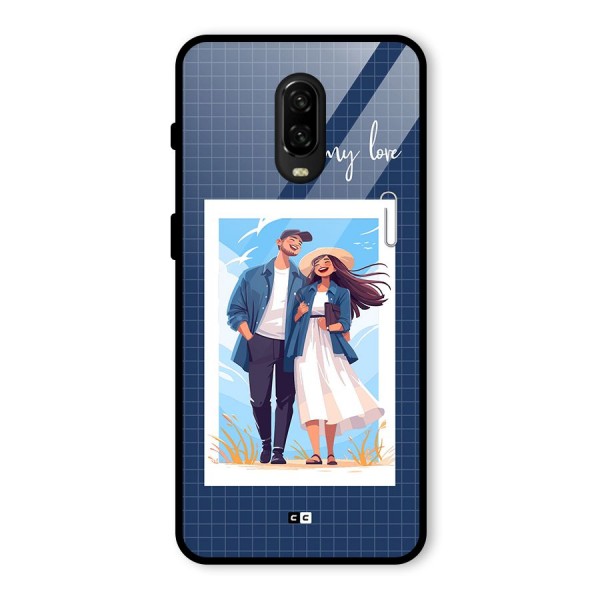 My Love Glass Back Case for OnePlus 6T