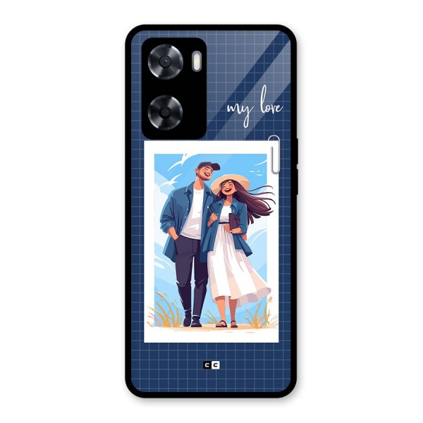 My Love Glass Back Case for Oppo A57 2022