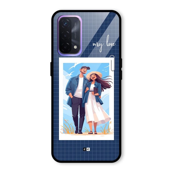 My Love Glass Back Case for Oppo A74 5G