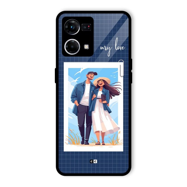 My Love Glass Back Case for Oppo F21 Pro 4G