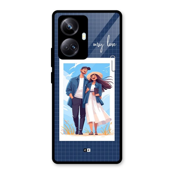 My Love Glass Back Case for Realme 10 Pro Plus