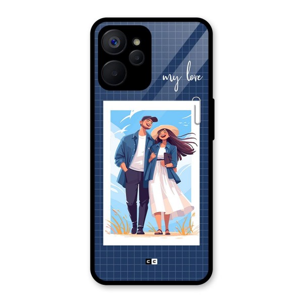 My Love Glass Back Case for Realme 9i 5G