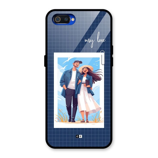 My Love Glass Back Case for Realme C2