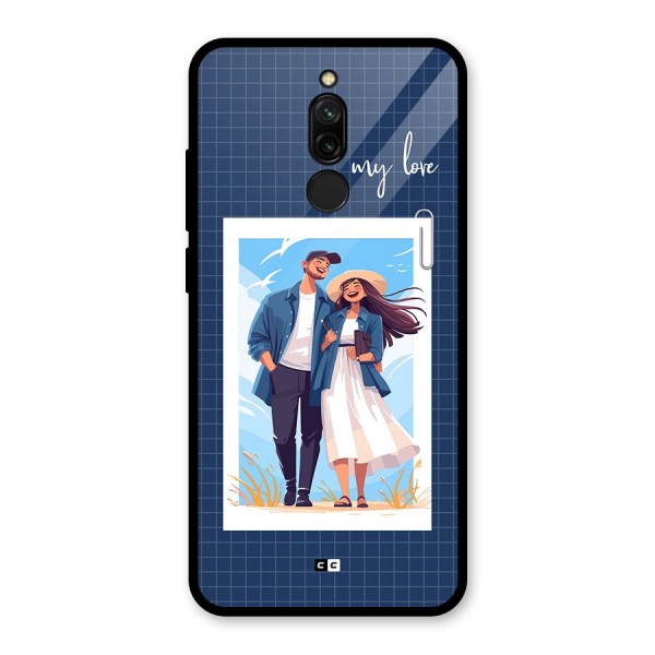 My Love Glass Back Case for Redmi 8