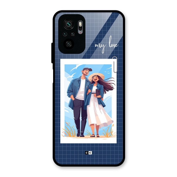 My Love Glass Back Case for Redmi Note 10