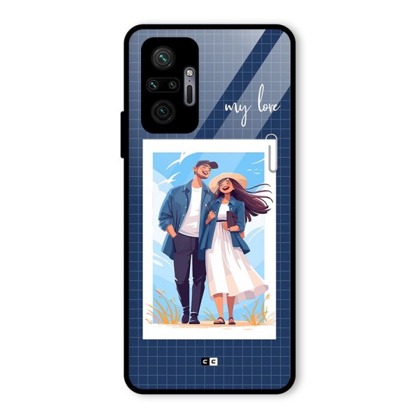 My Love Glass Back Case for Redmi Note 10 Pro