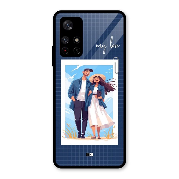 My Love Glass Back Case for Redmi Note 11T 5G