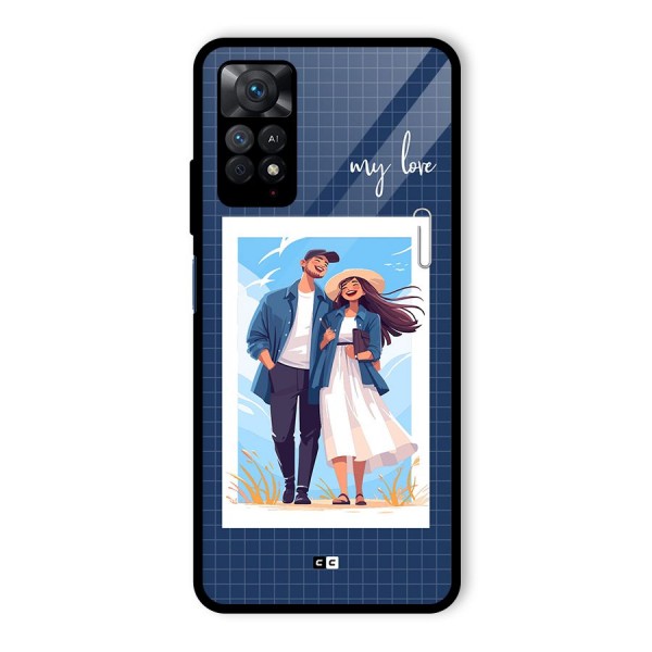 My Love Glass Back Case for Redmi Note 11 Pro