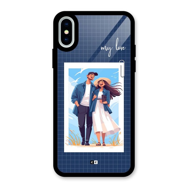 My Love Glass Back Case for iPhone X