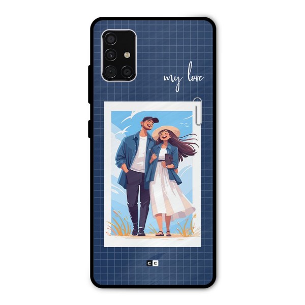 My Love Metal Back Case for Galaxy A51