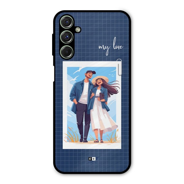 My Love Metal Back Case for Galaxy F34