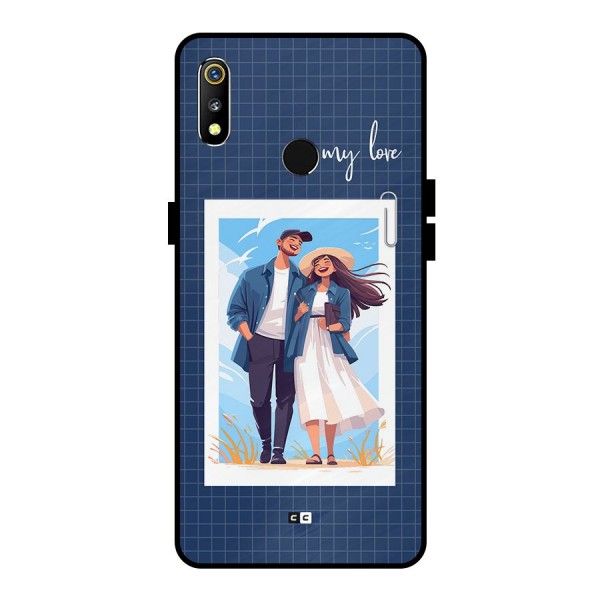 My Love Metal Back Case for Realme 3