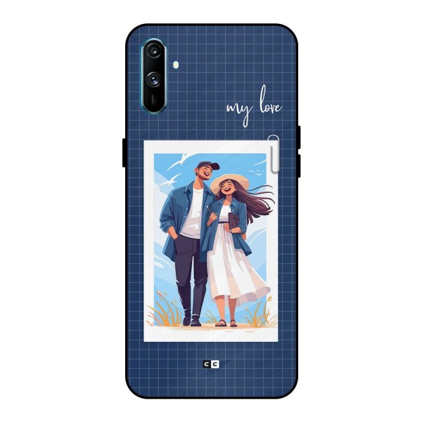 My Love Metal Back Case for Realme C3