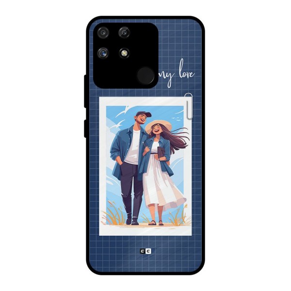 My Love Metal Back Case for Realme Narzo 50A