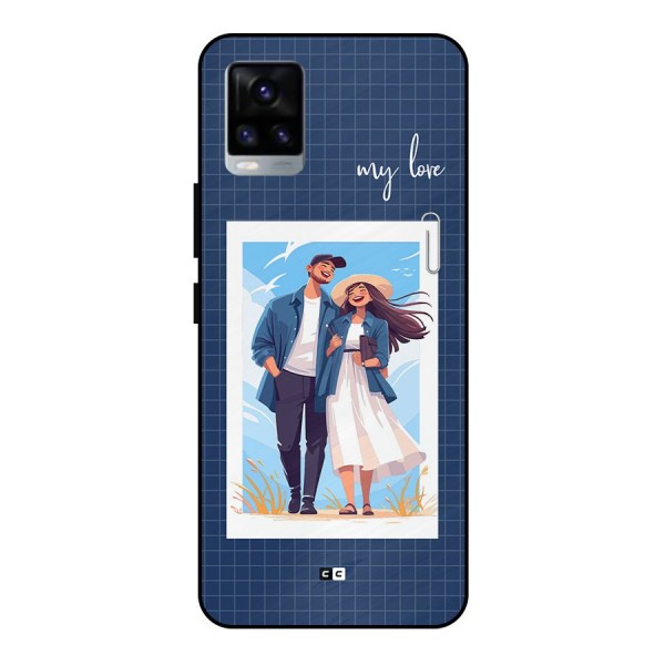 My Love Metal Back Case for Vivo V20 2021