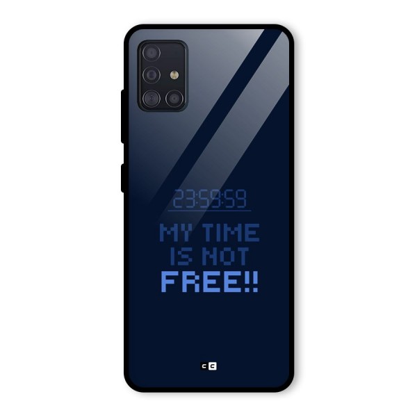 My Time Glass Back Case for Galaxy A51