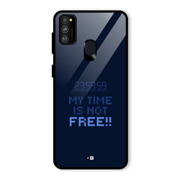 My Time Glass Back Case for Galaxy M21