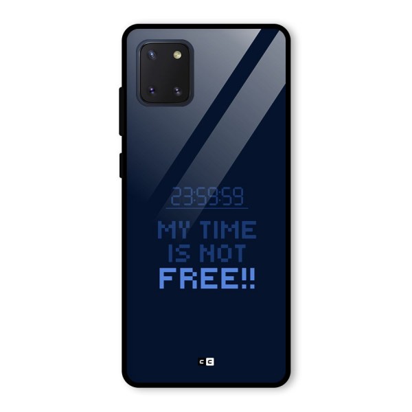 My Time Glass Back Case for Galaxy Note 10 Lite