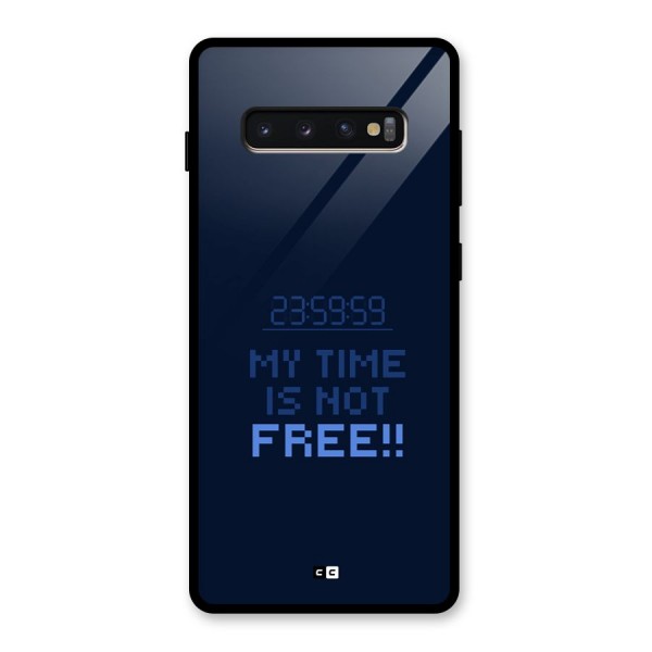 My Time Glass Back Case for Galaxy S10 Plus