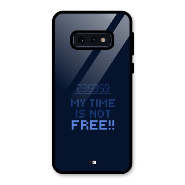 My Time Glass Back Case for Galaxy S10e