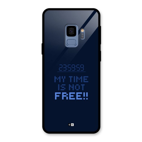 My Time Glass Back Case for Galaxy S9